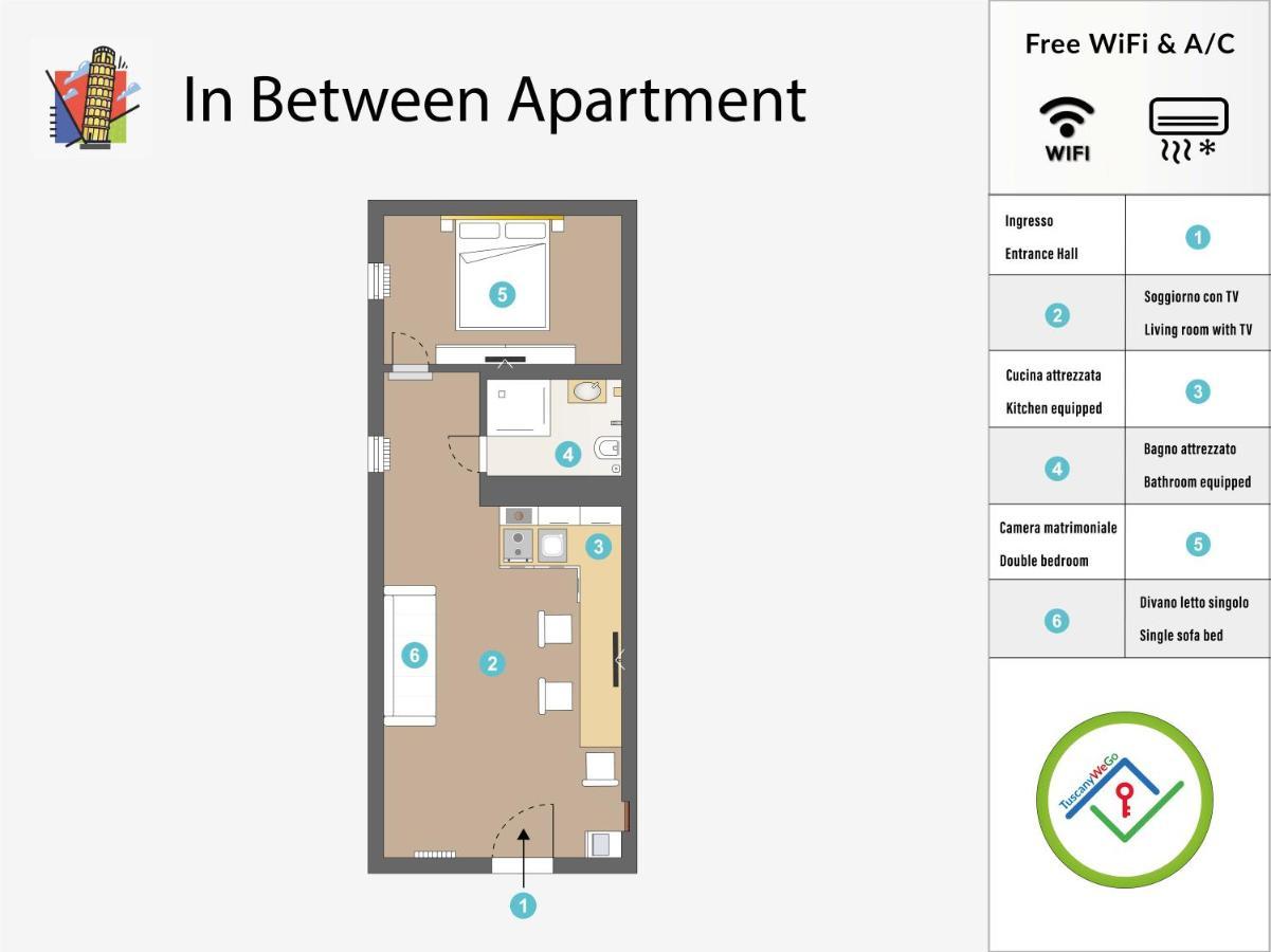 Pisa Tower Apartment Luaran gambar